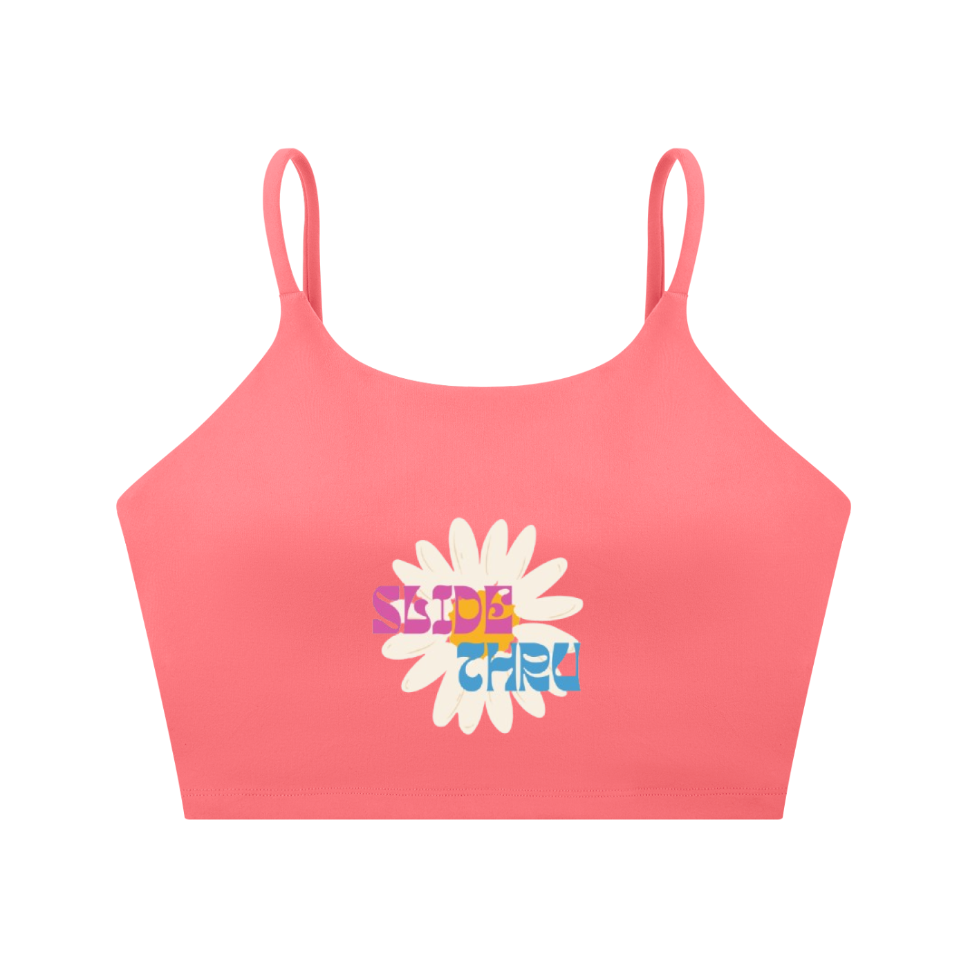 Spaghetti Strap Yoga Sports Bra