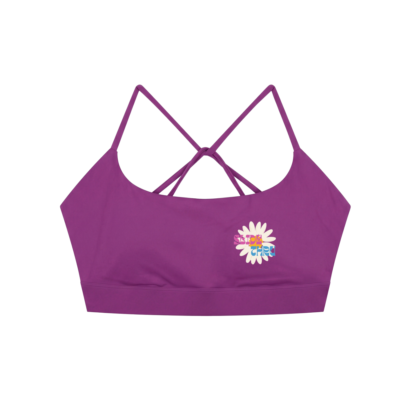 Strappy Criss Cross Yoga Sports Bra