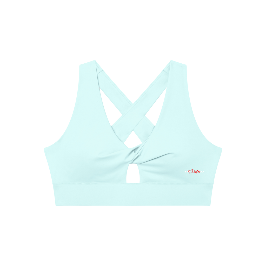 Women's Twist Front V-Neck Sports Bra