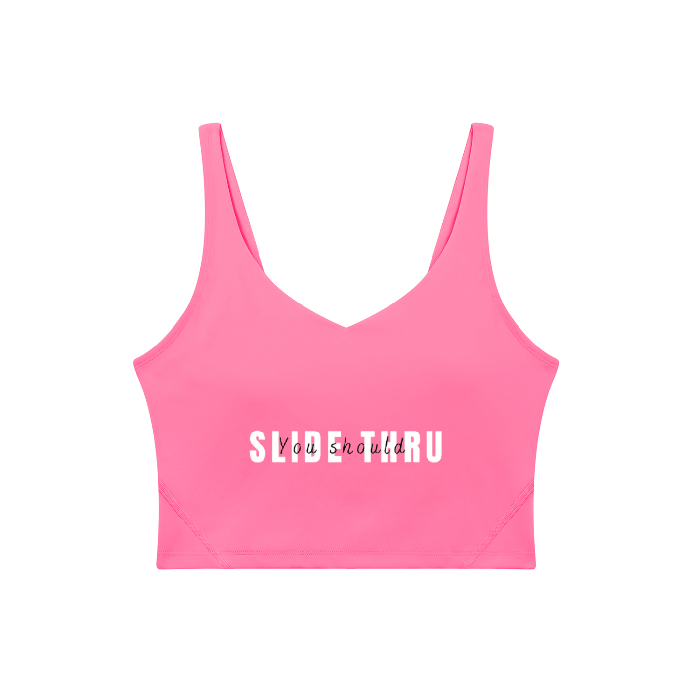 Women's V-Neck Yoga Sports Bra