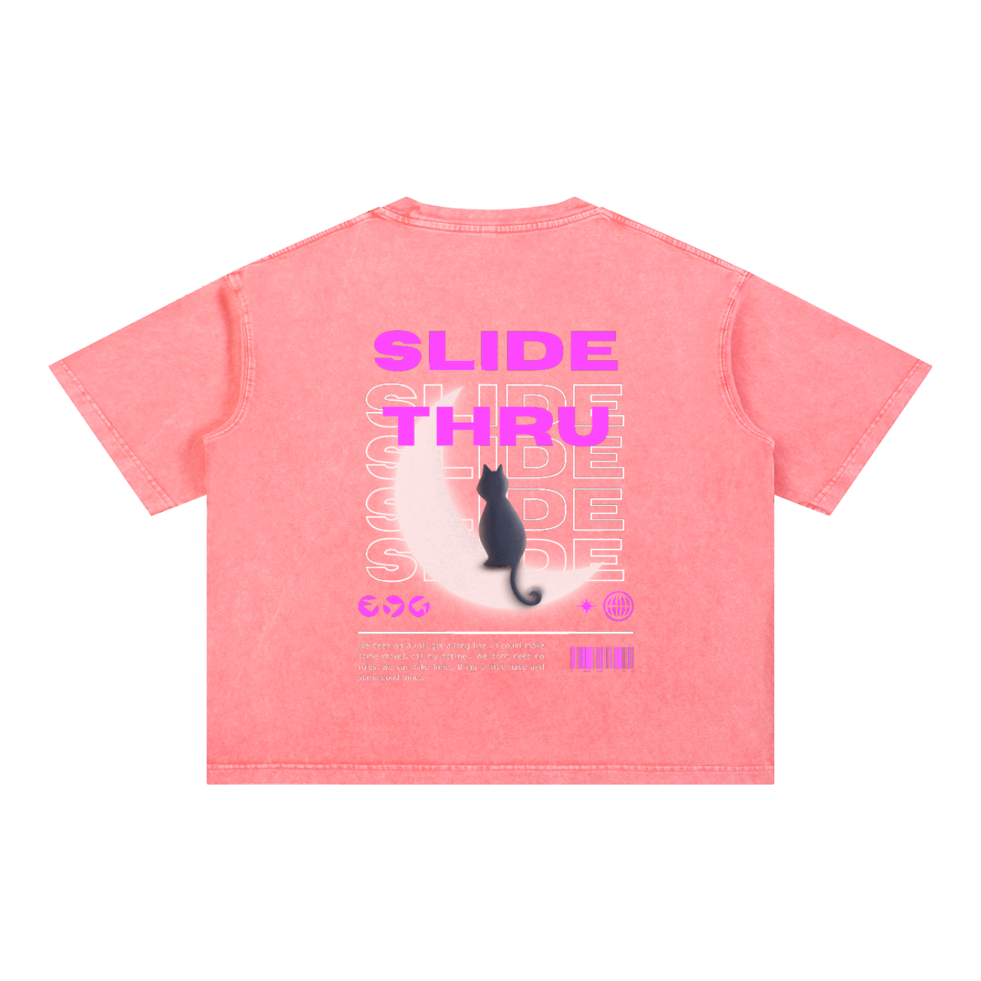 Mineral Wash Boxy Cotton T-Shirt
