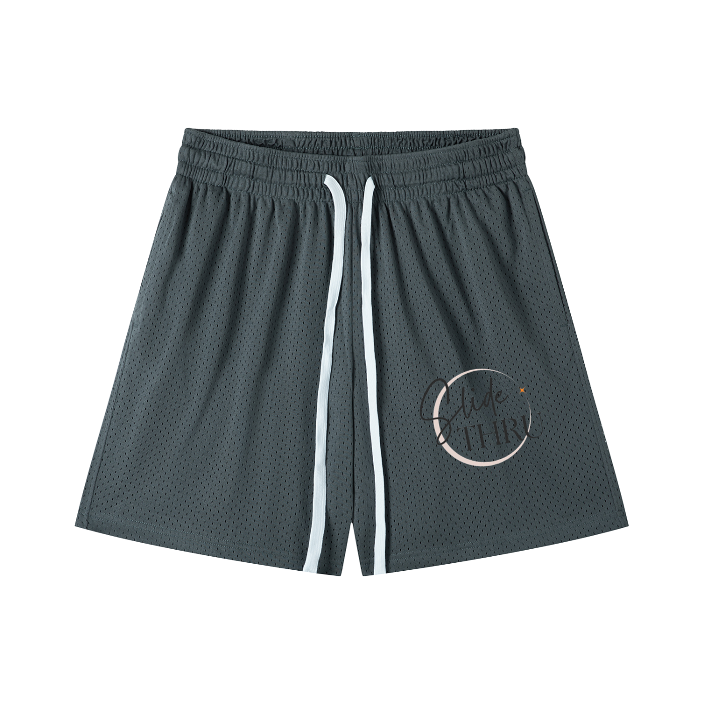 Mesh Drawstring Shorts