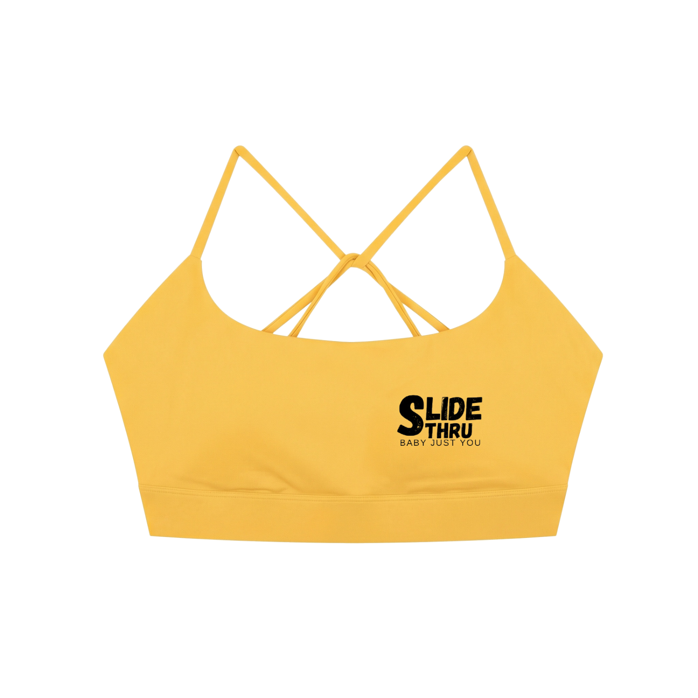 Strappy Criss Cross Yoga Sports Bra