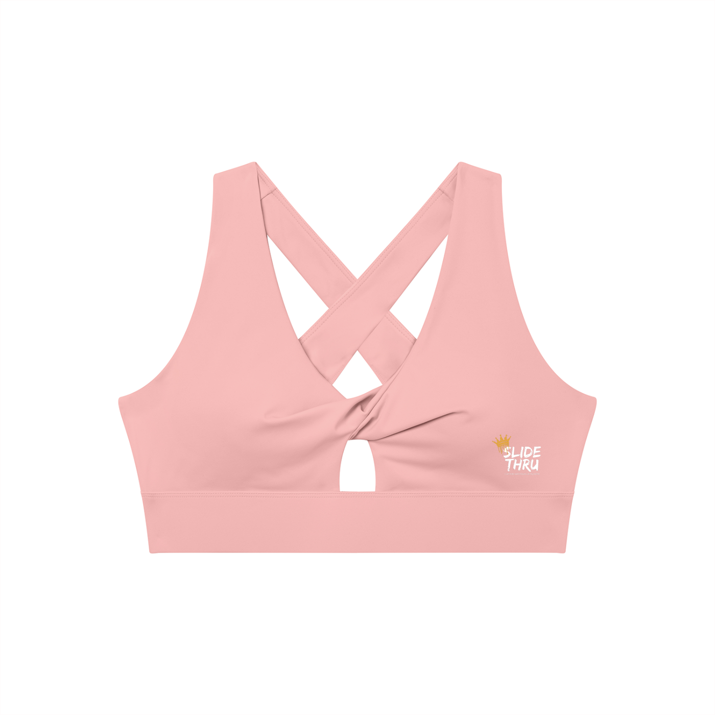 Women's Twist Front V-Neck Sports Bra
