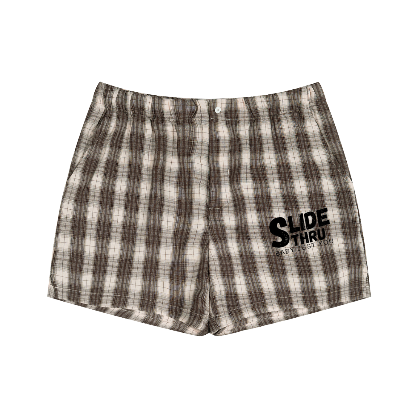 Unisex Plaid Shorts