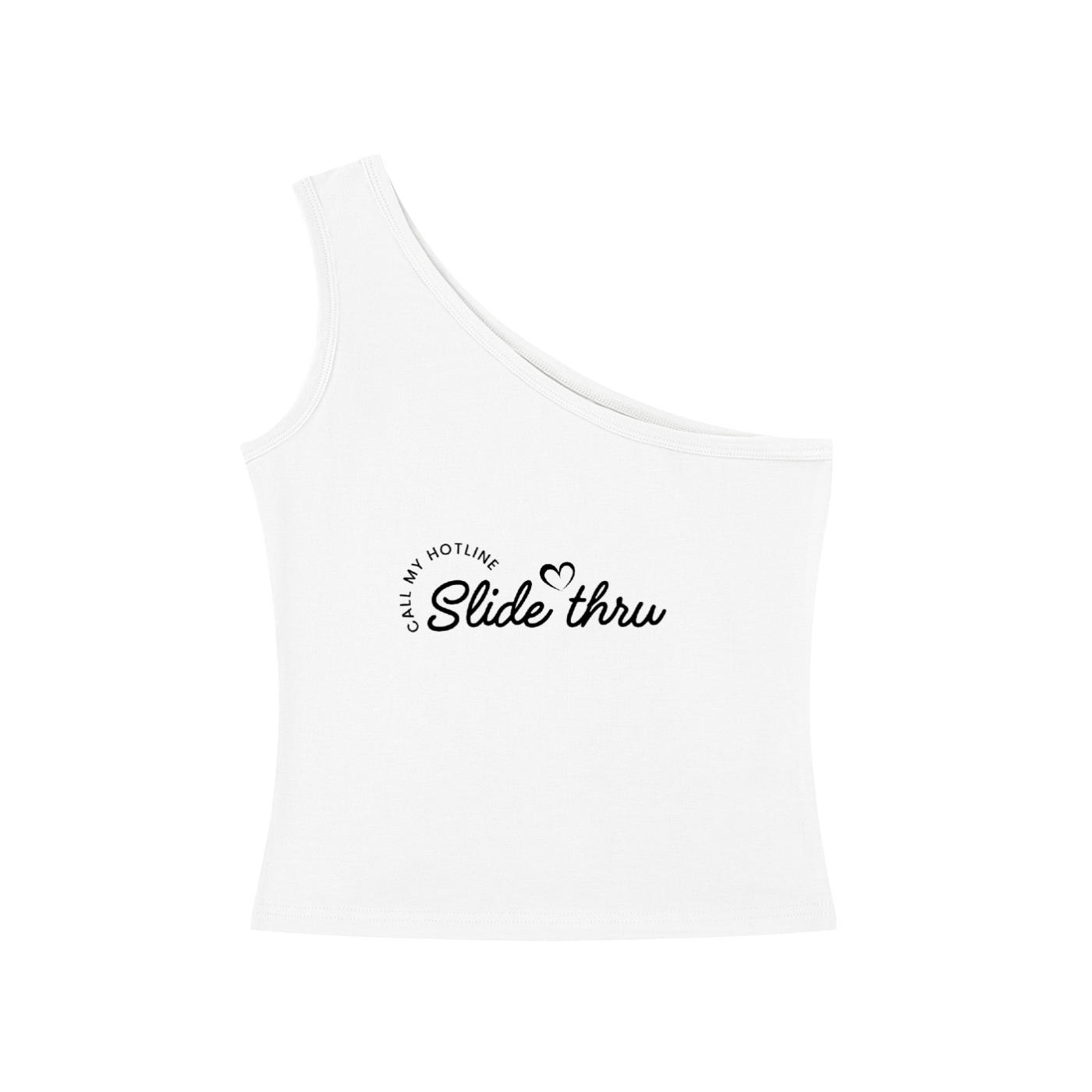 Women's One-Shoulder Crop T-Shirt
