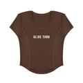 Slide Thru - Women's Paneled Crop T-Shirt