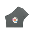 Women's One-Shoulder Crop T-Shirt