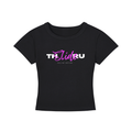 Slide Thru - Cropped T-Shirt (Pink)