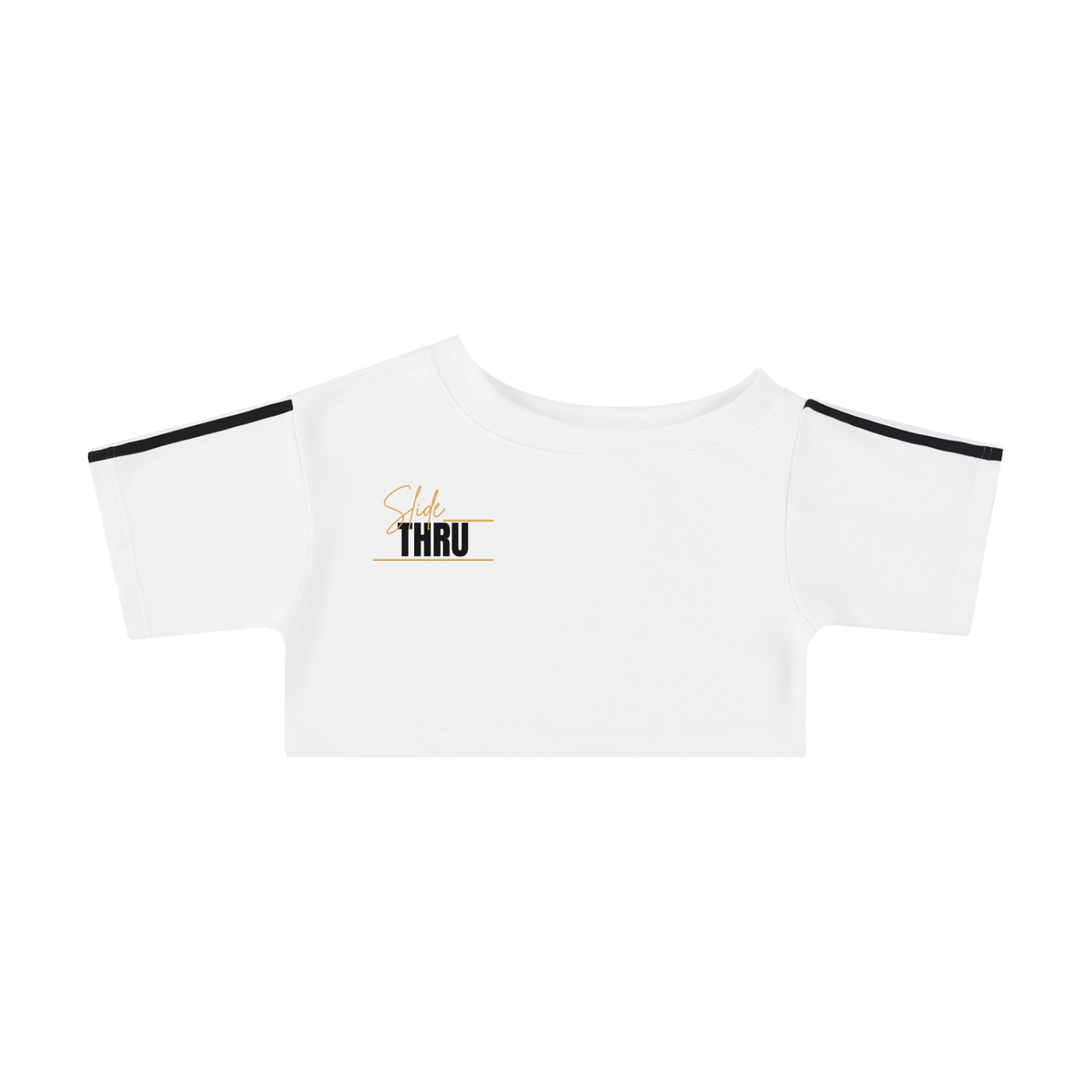 Women's Off-the-Shoulder Crop T-Shirt