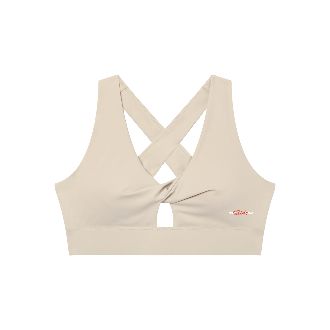 Women's Twist Front V-Neck Sports Bra