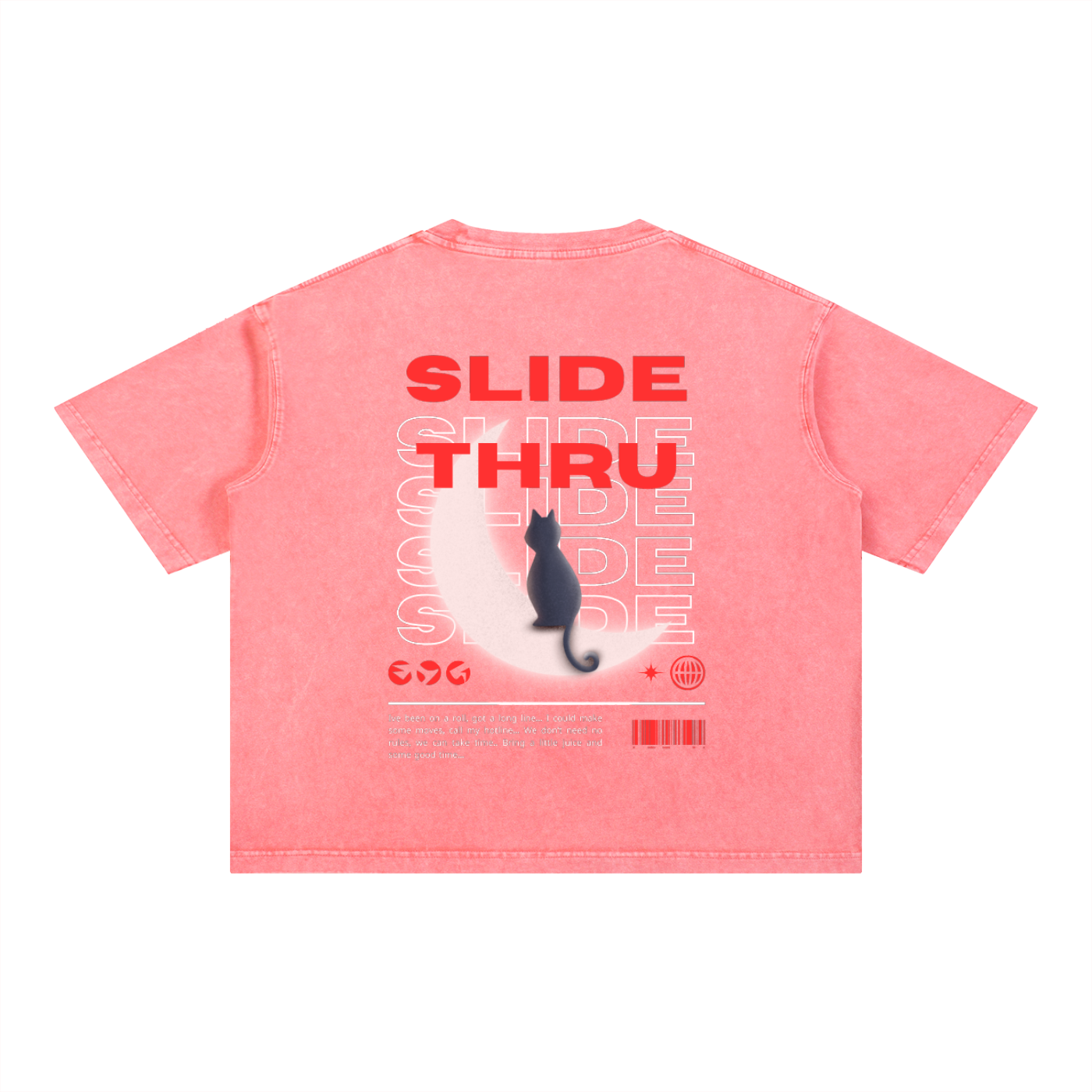 Mineral Wash Boxy Cotton T-Shirt