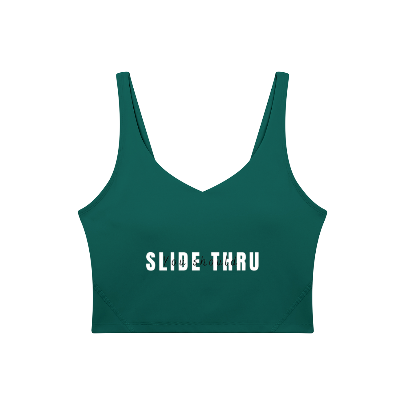 Women's V-Neck Yoga Sports Bra