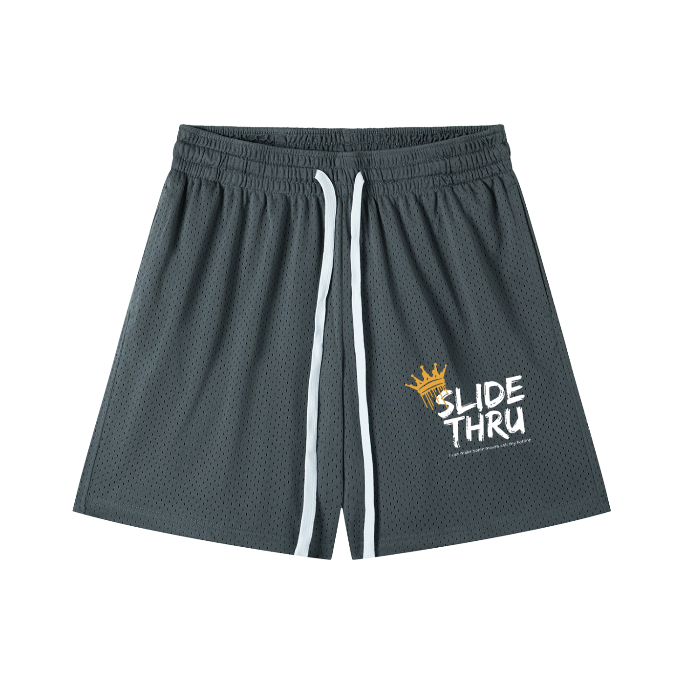 Mesh Drawstring Shorts