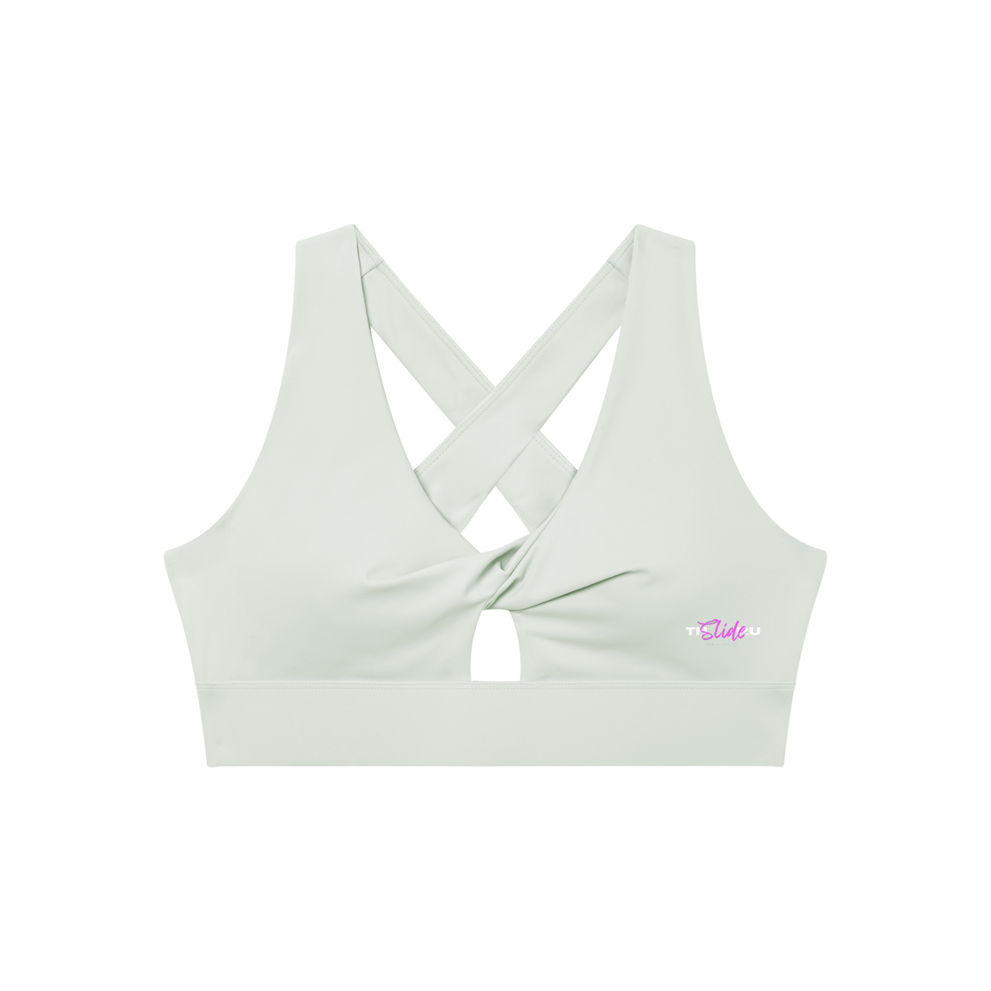Women's Twist Front V-Neck Sports Bra