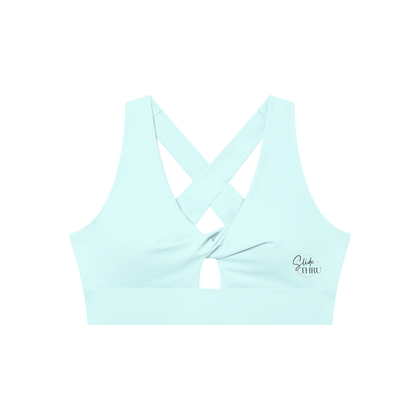 Women's Twist Front V-Neck Sports Bra