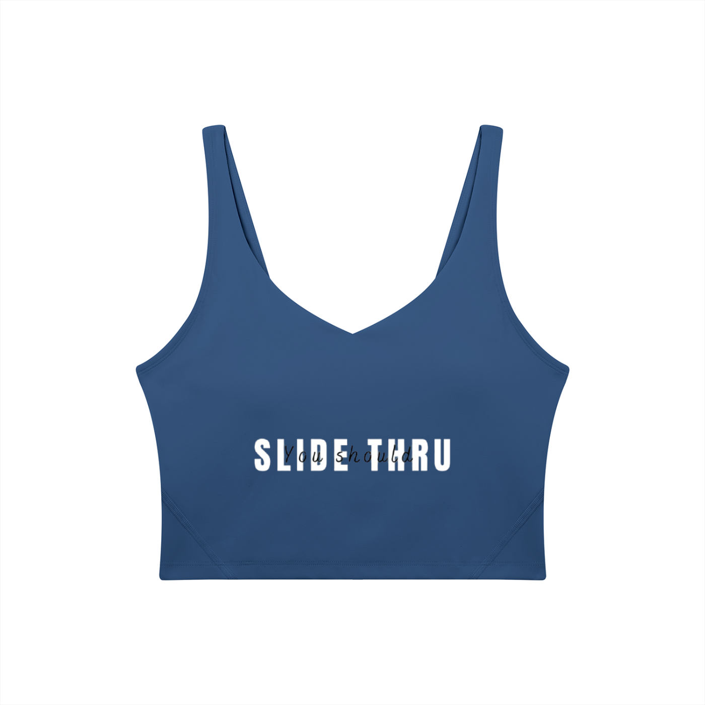 Women's V-Neck Yoga Sports Bra