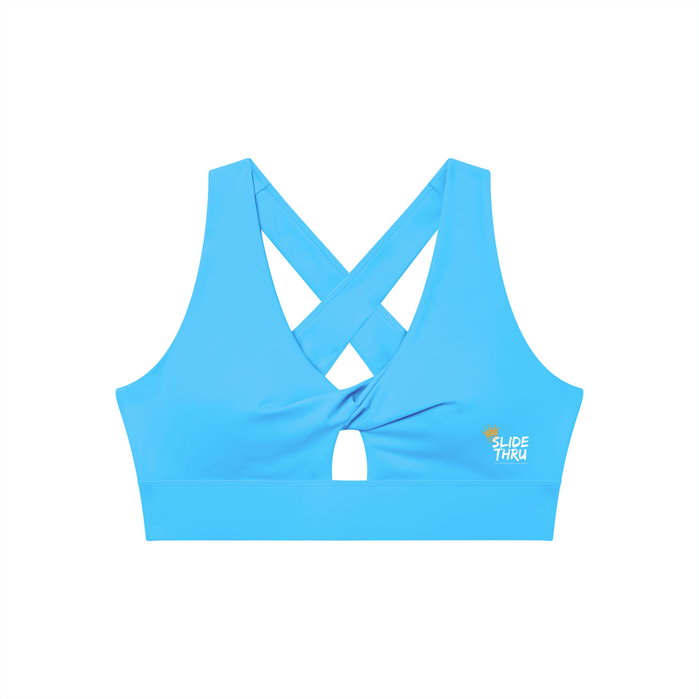 Women's Twist Front V-Neck Sports Bra