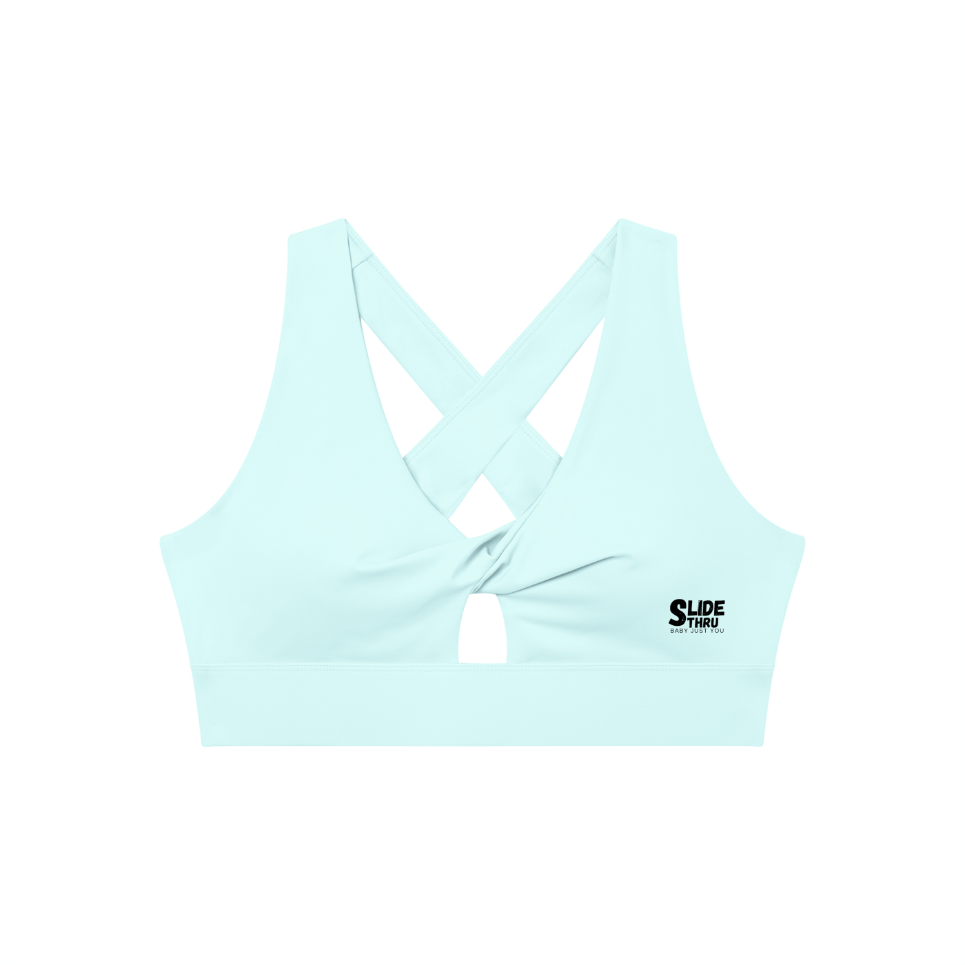 Women's Twist Front V-Neck Sports Bra