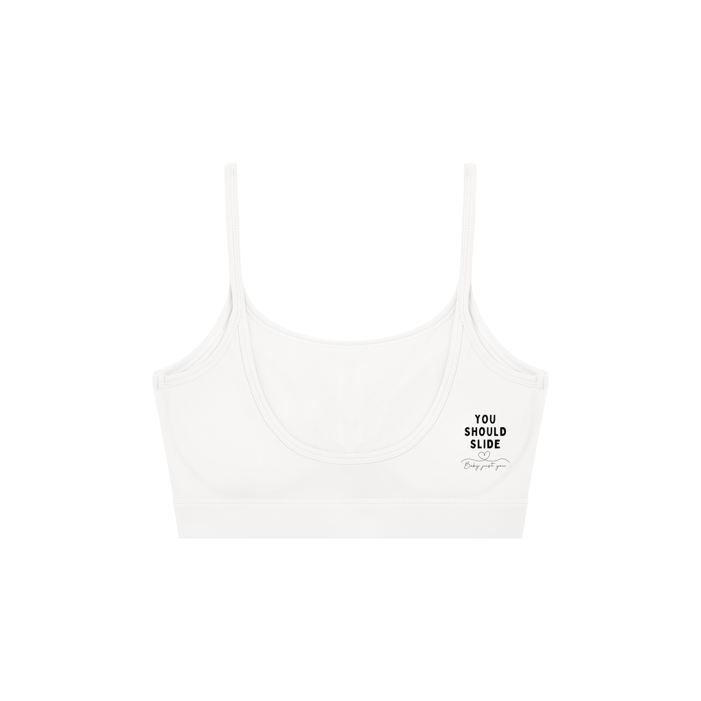 Women's Solid U-Neck Sports Bra