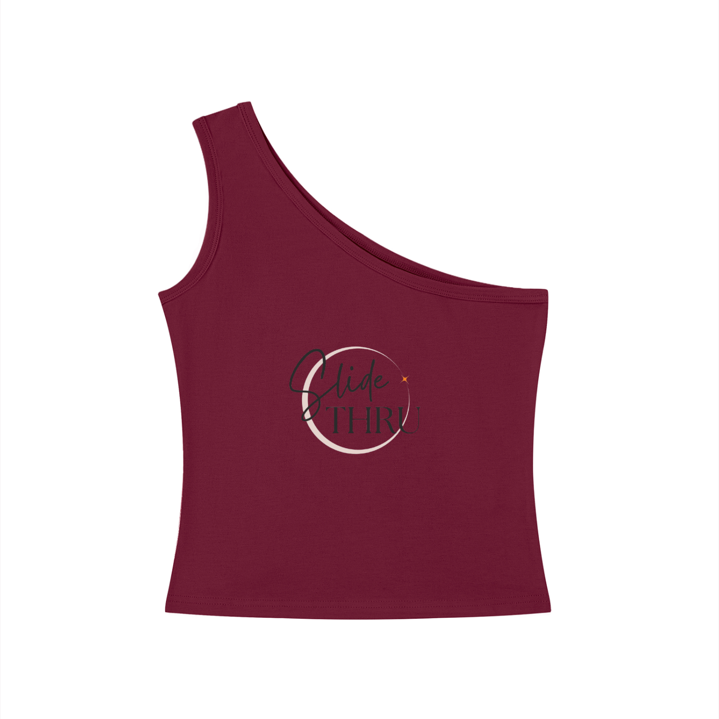 Women's One-Shoulder Crop T-Shirt