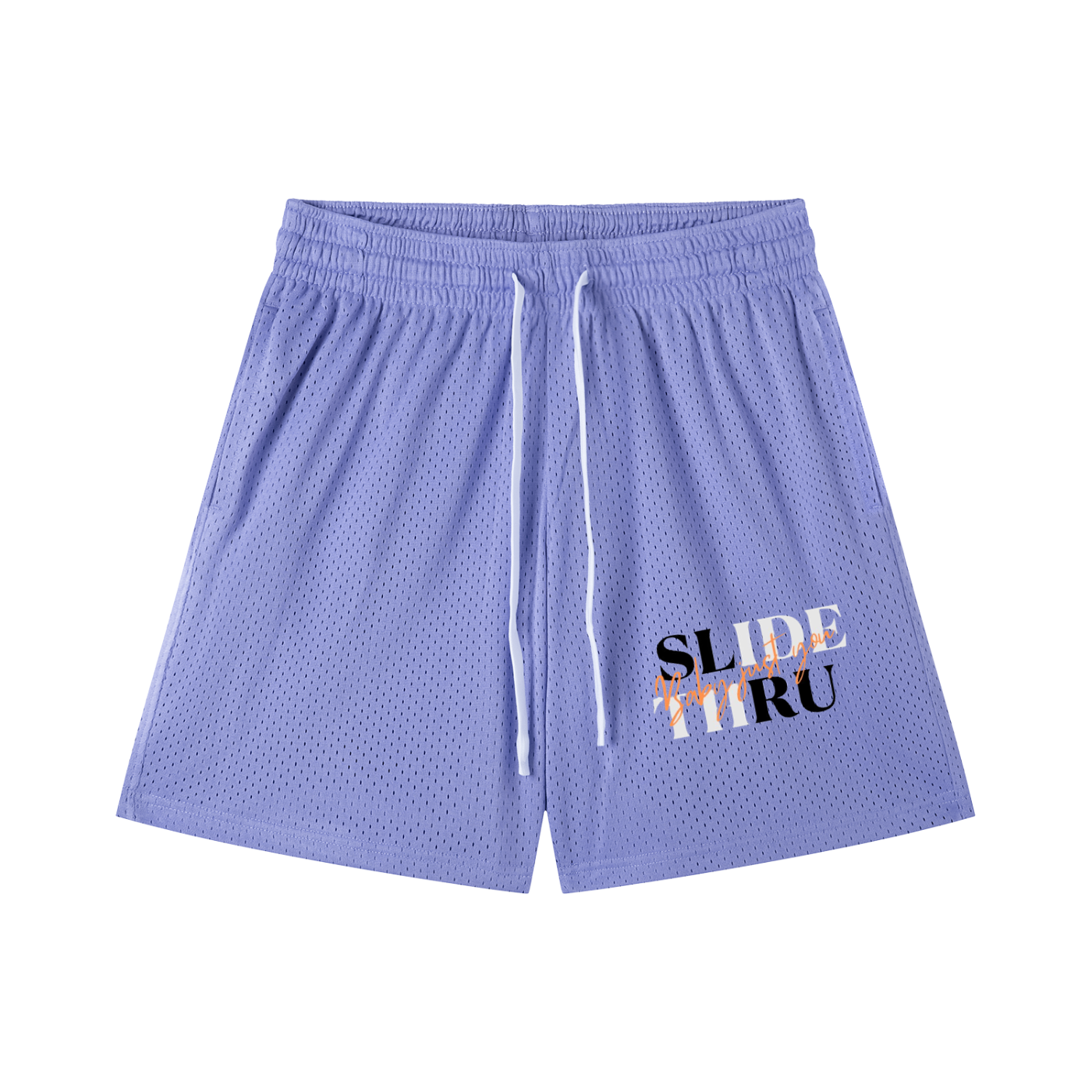 Mesh Drawstring Shorts
