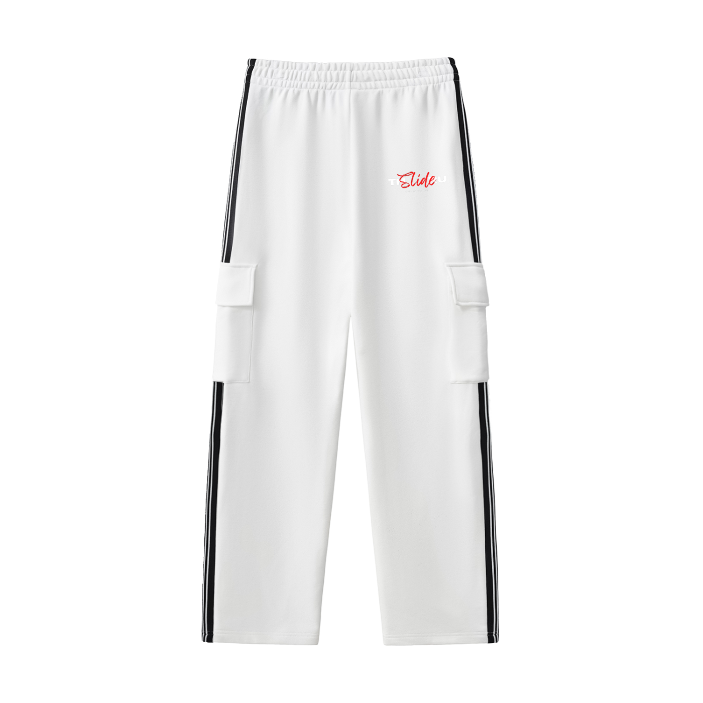 Side Stripe Straight-Leg Pants