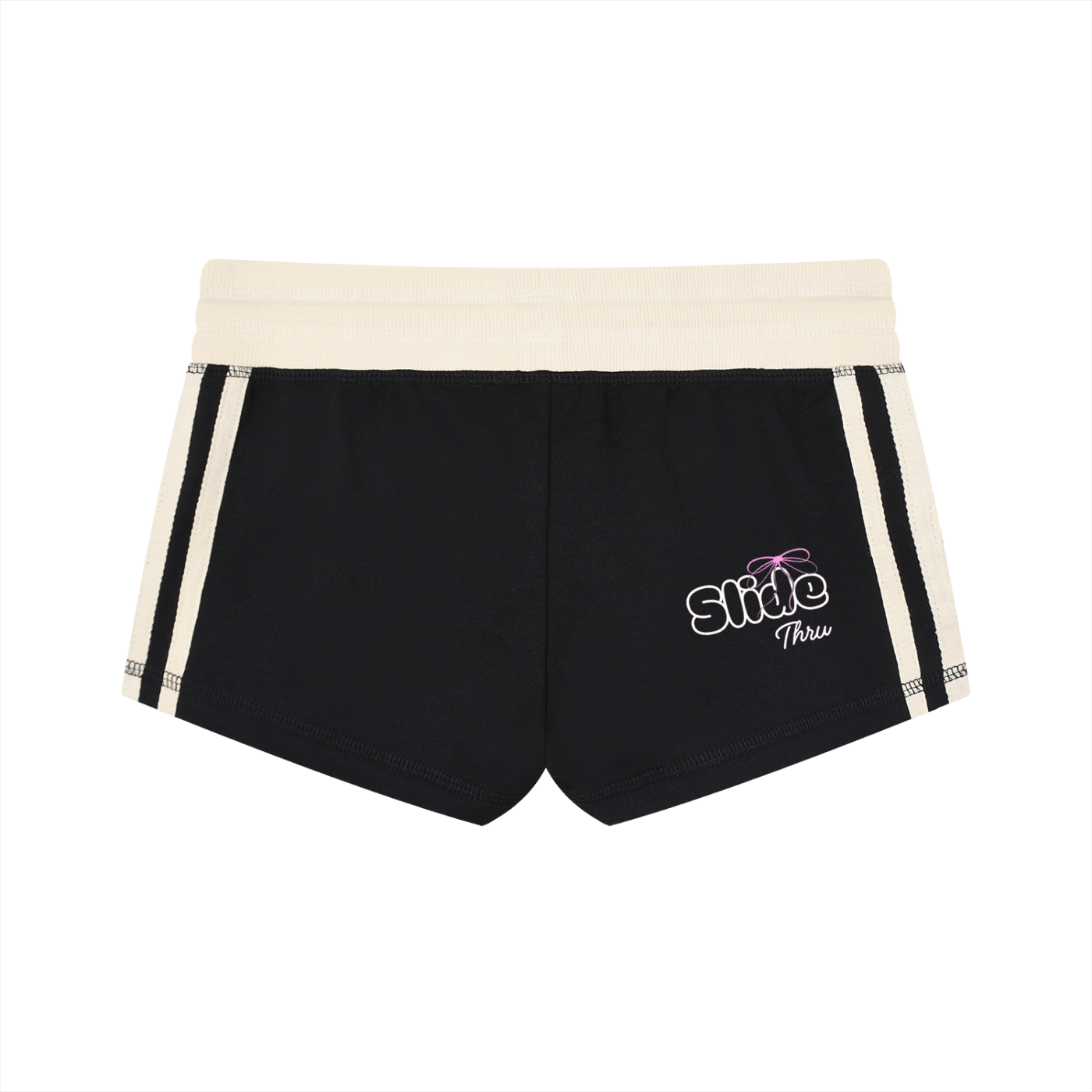 Women's Contrast Stripe Track Shorts