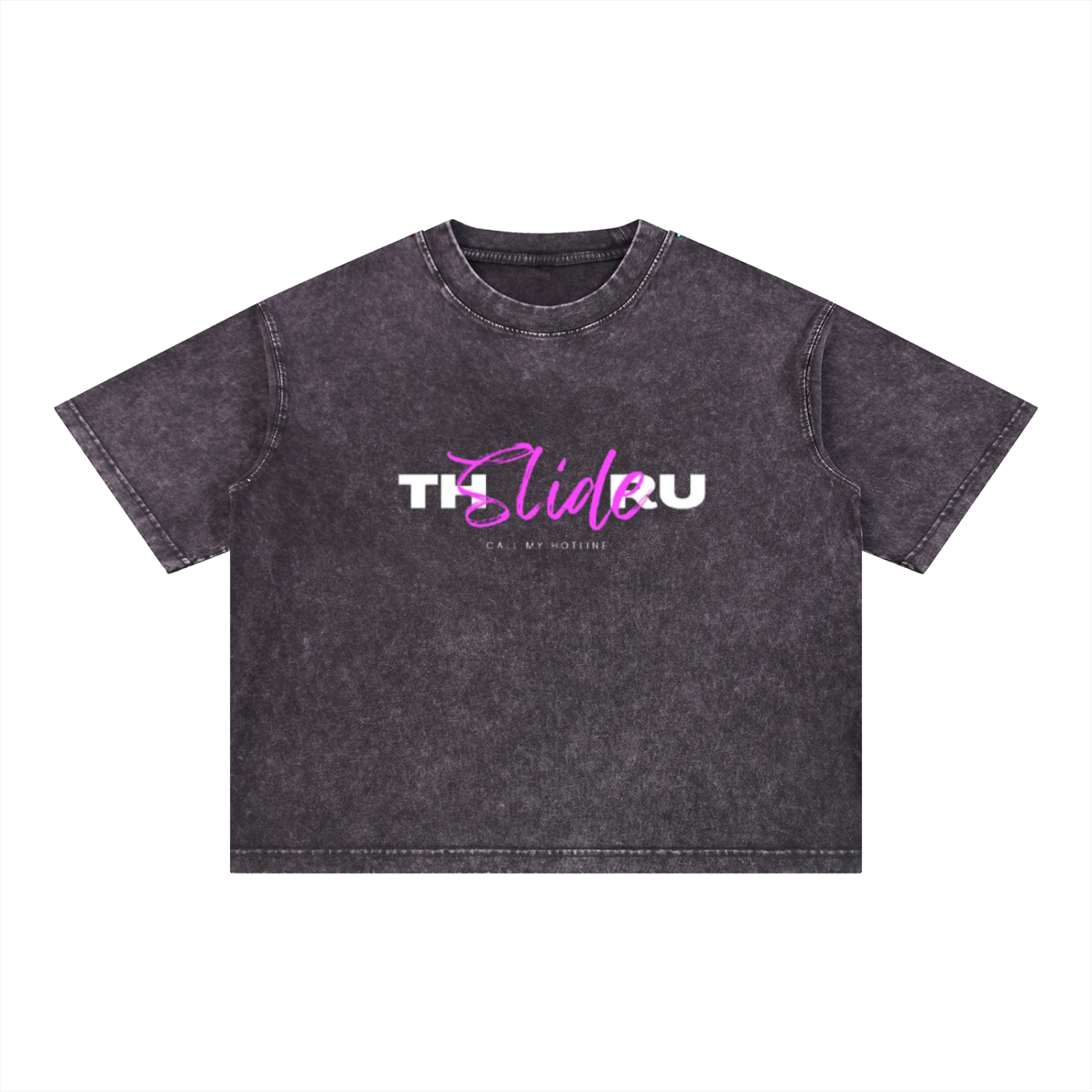 Mineral Wash Boxy Cotton T-Shirt