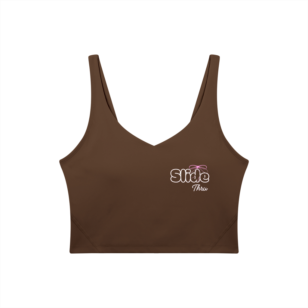 Women's V-Neck Yoga Sports Bra