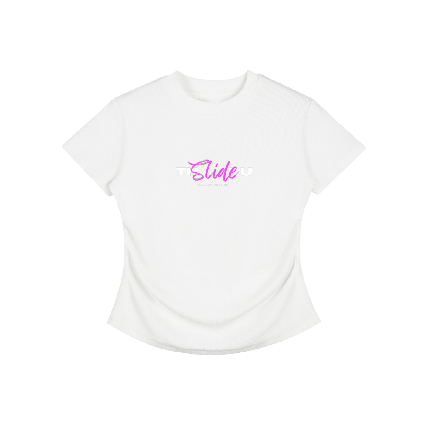 Vintage Washed Bodycon Cotton T-Shirt