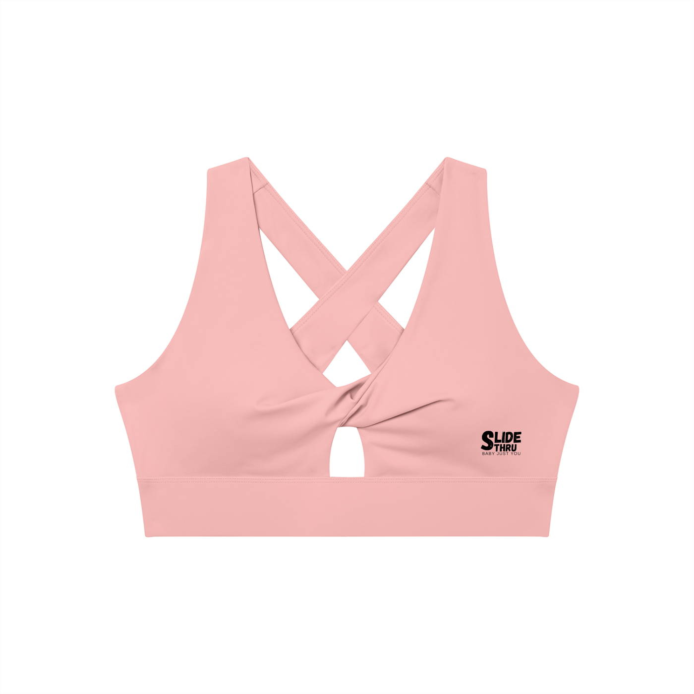 Women's Twist Front V-Neck Sports Bra