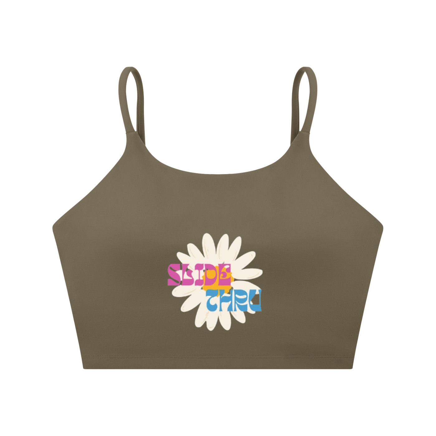 Spaghetti Strap Yoga Sports Bra