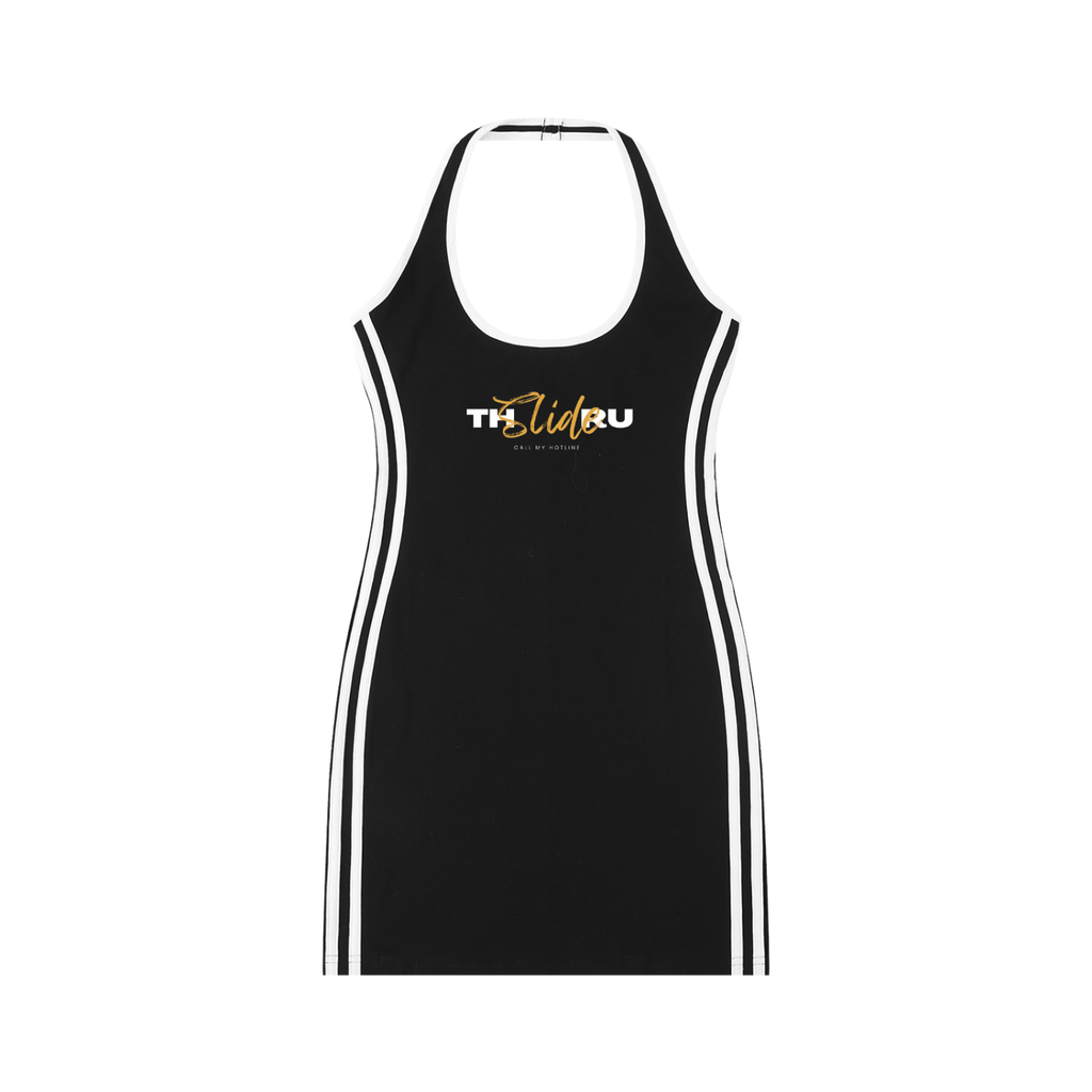 Women's Binding Tight Halter Dress