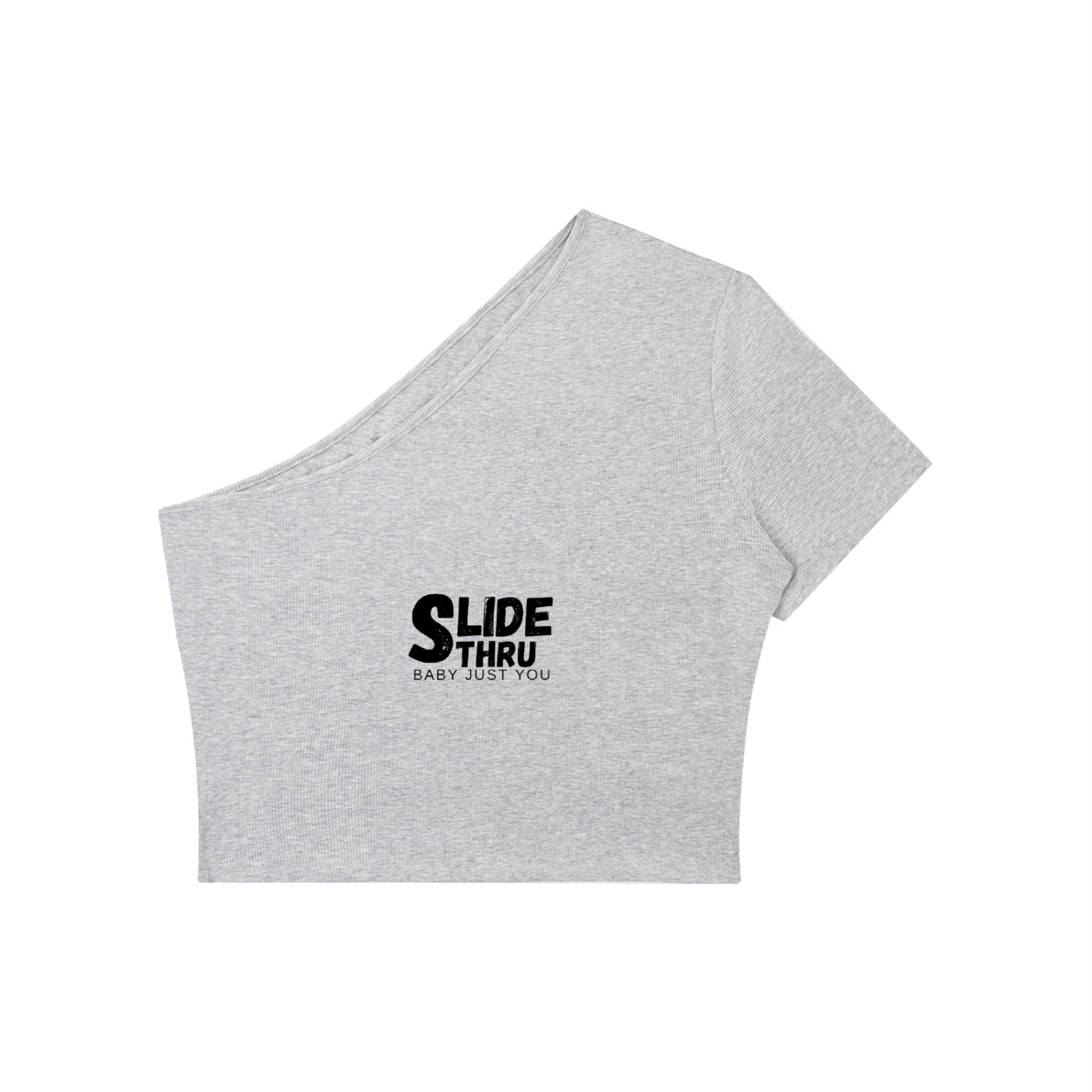 Women's One-Shoulder Crop T-Shirt