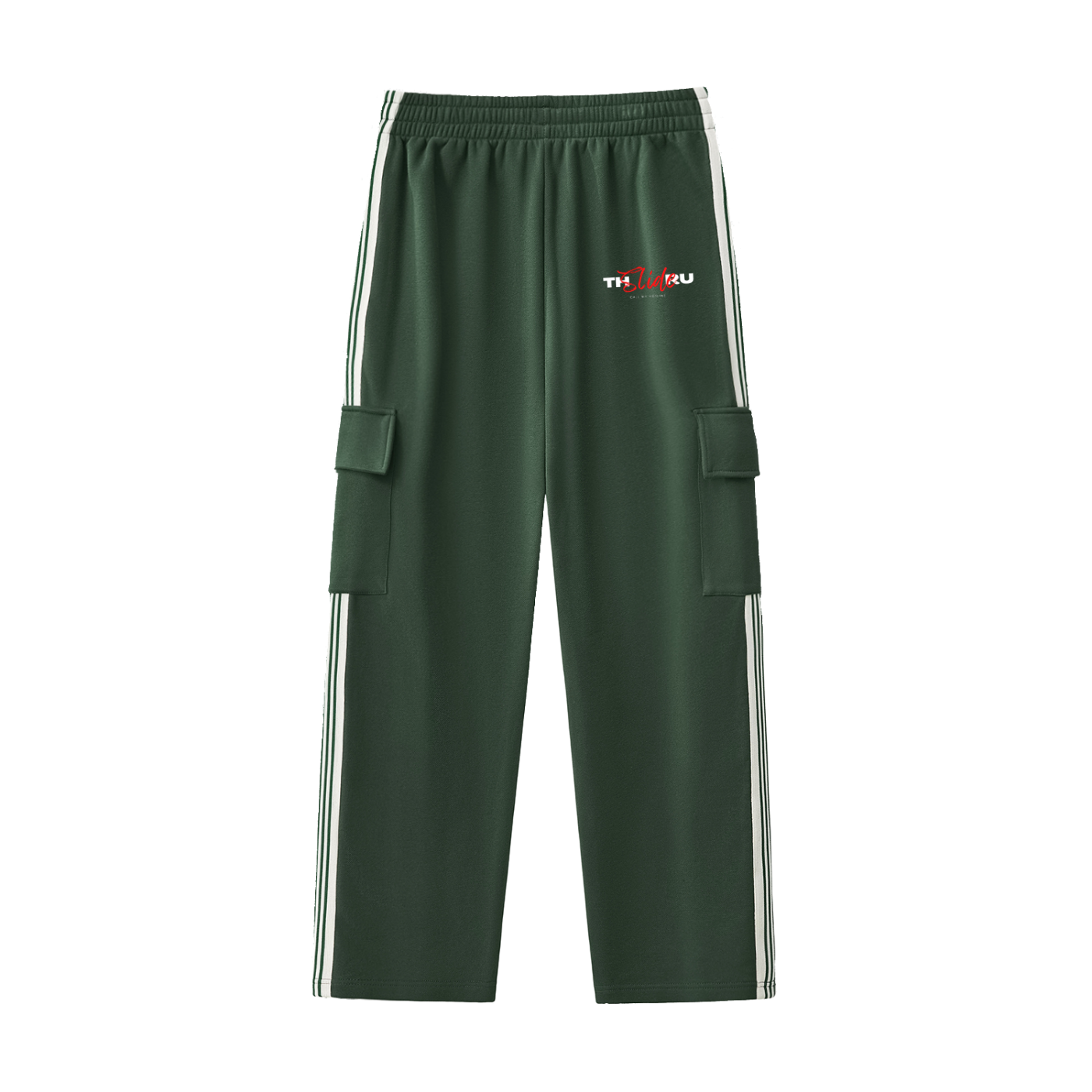 Side Stripe Straight-Leg Pants