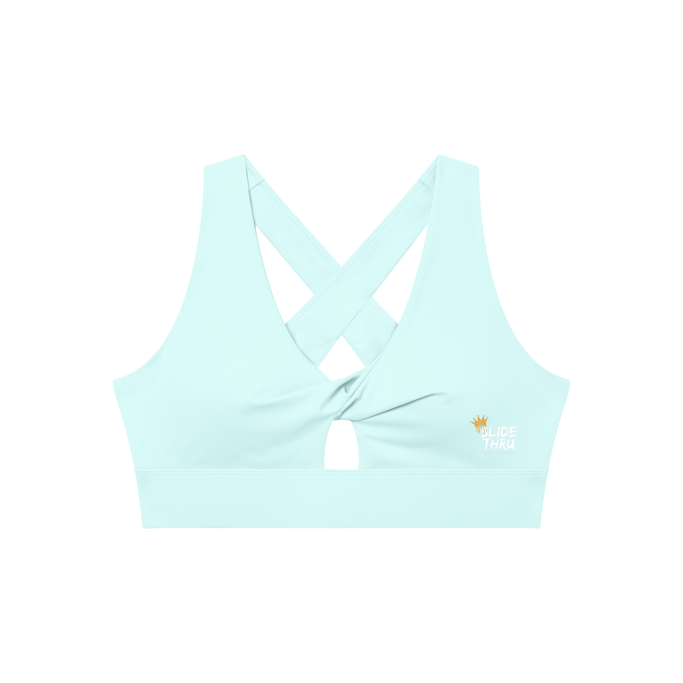 Women's Twist Front V-Neck Sports Bra