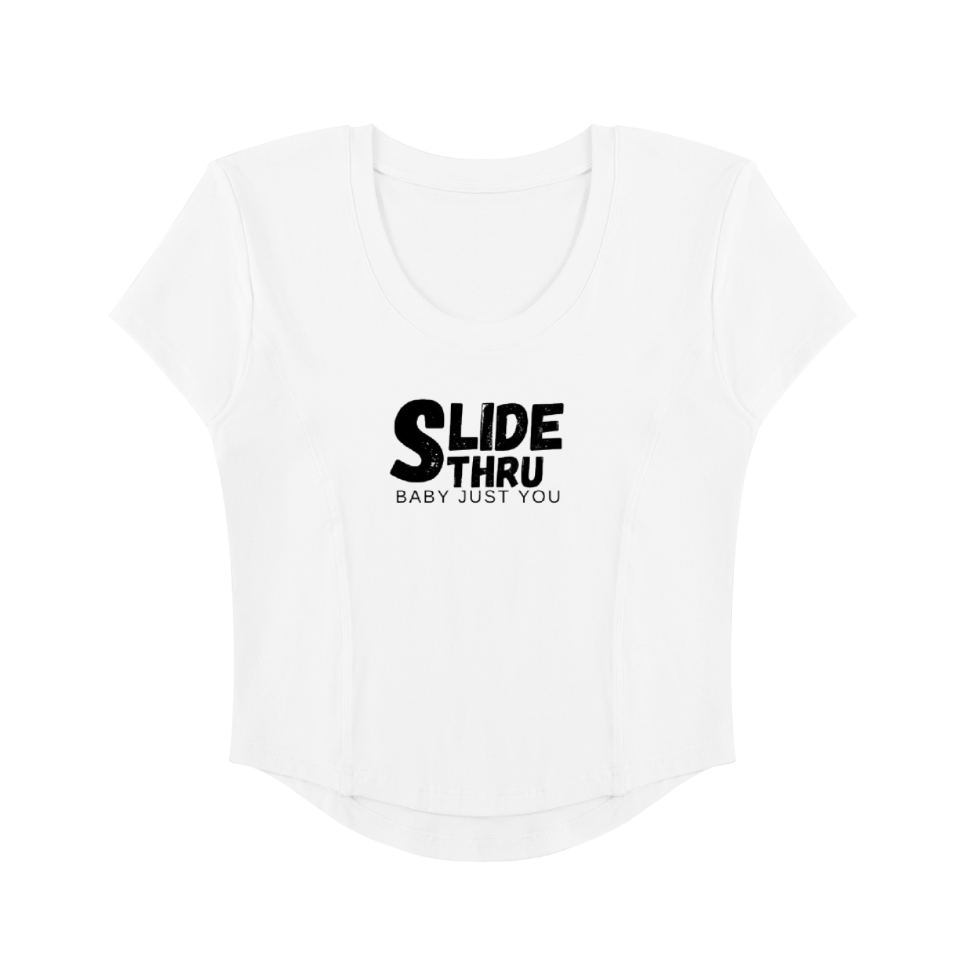 Women's Paneled Crop T-Shirt