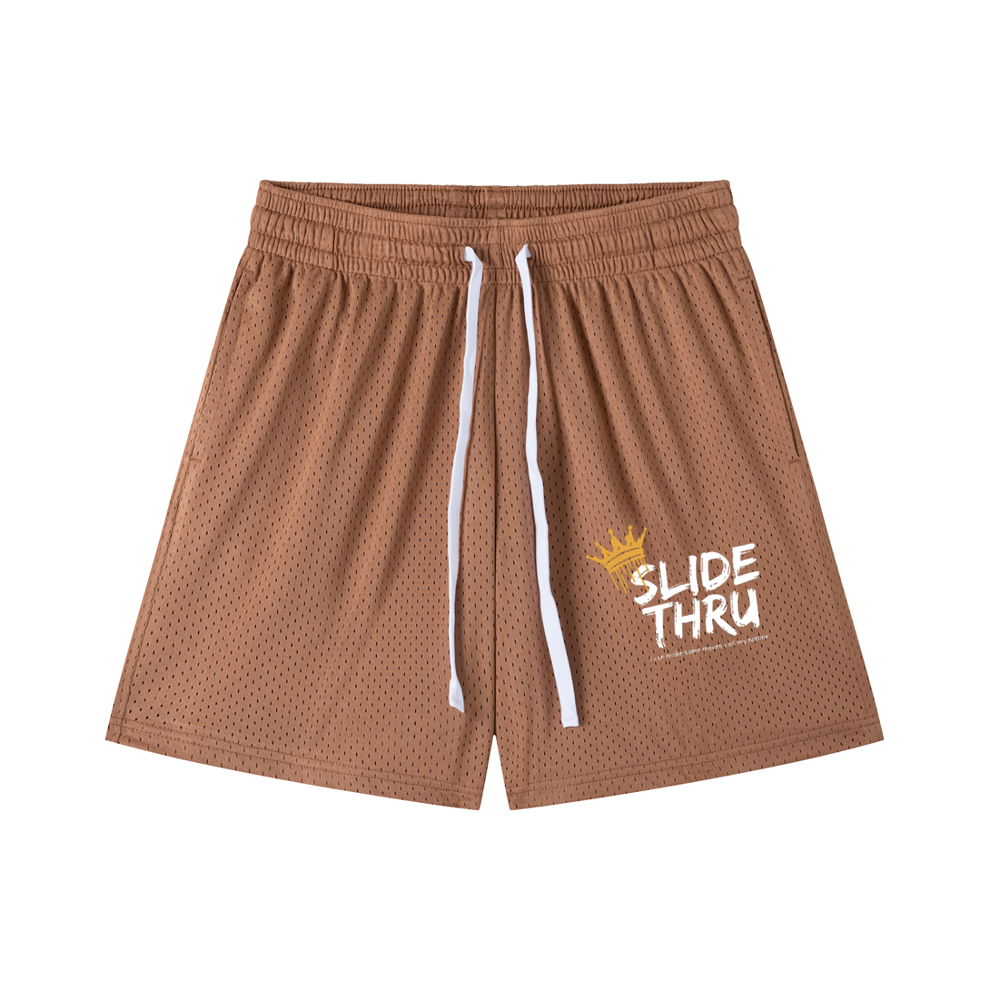 Mesh Drawstring Shorts