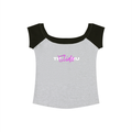 Women's Color Block Raglan Baby T-Shirt