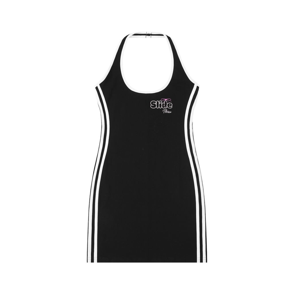 Women's Binding Tight Halter Dress