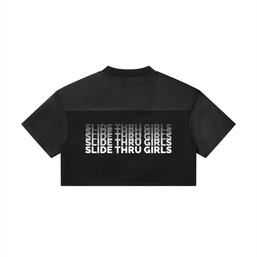 Women’s Cropped Paneled V-Neck Jersey