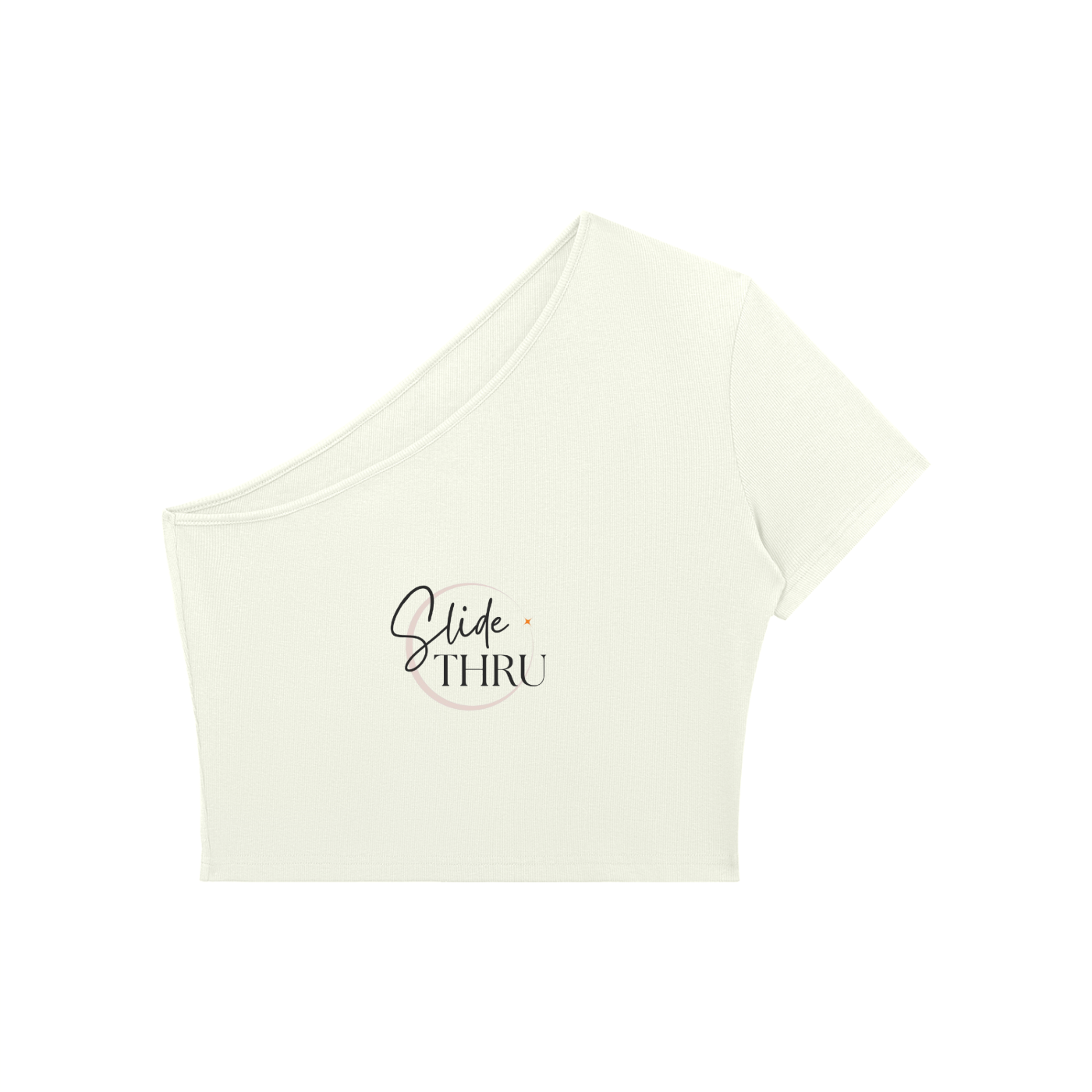 Women's One-Shoulder Crop T-Shirt
