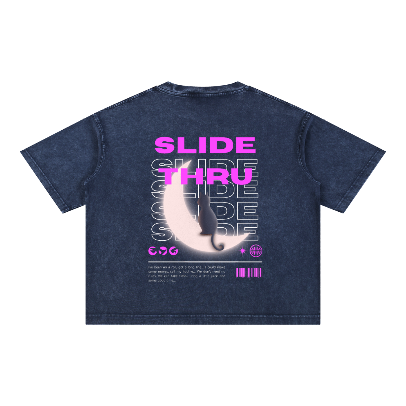 Mineral Wash Boxy Cotton T-Shirt