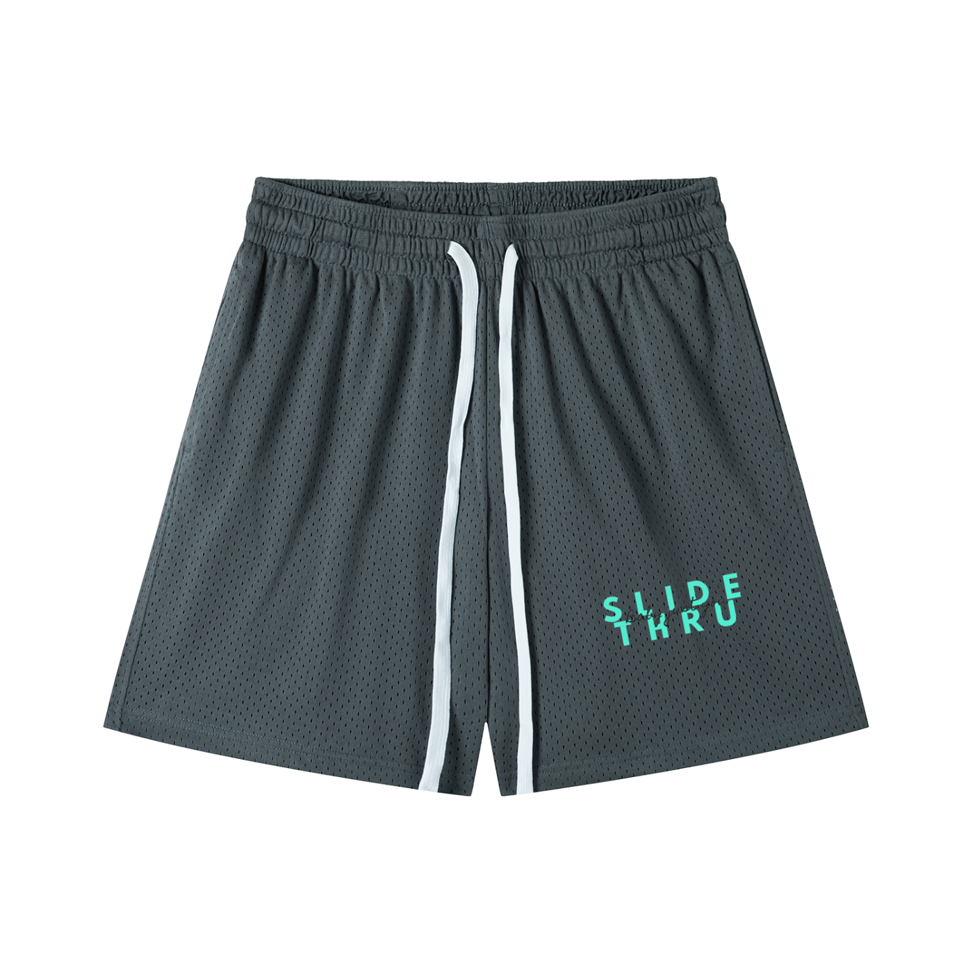 Mesh Drawstring Shorts