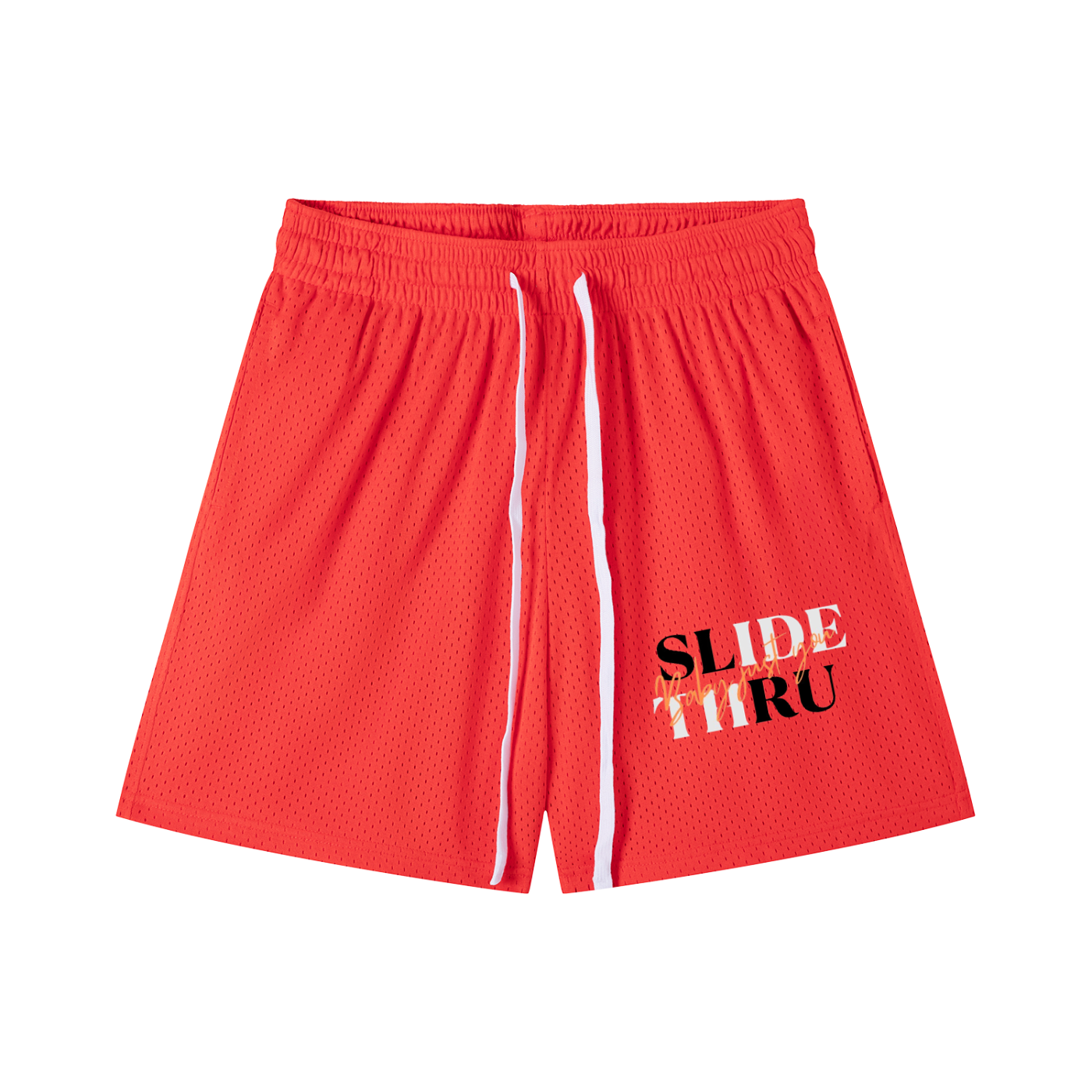 Mesh Drawstring Shorts