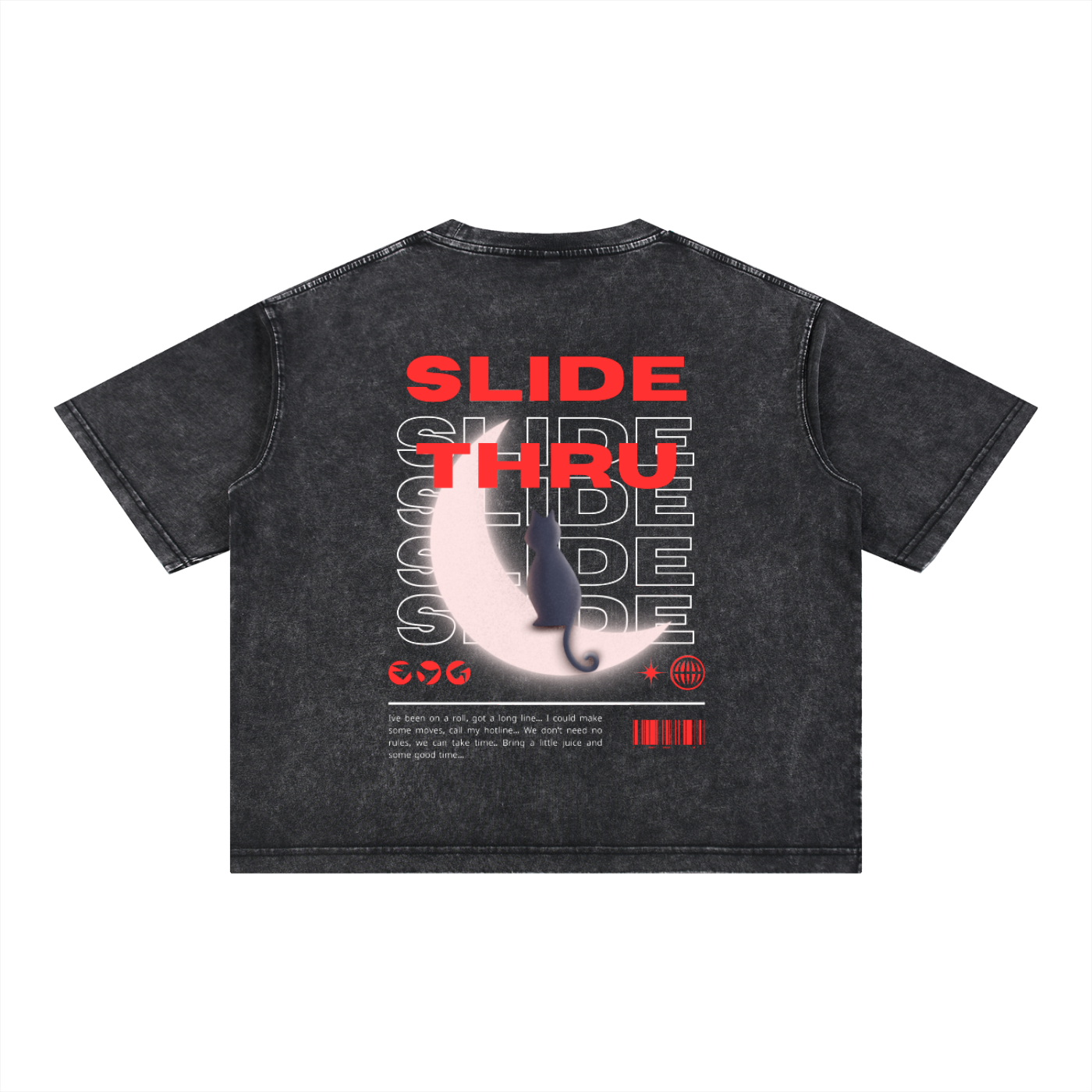 Mineral Wash Boxy Cotton T-Shirt