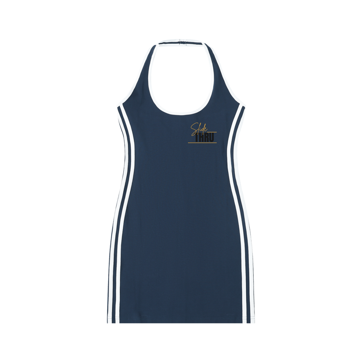Women's Binding Tight Halter Dress