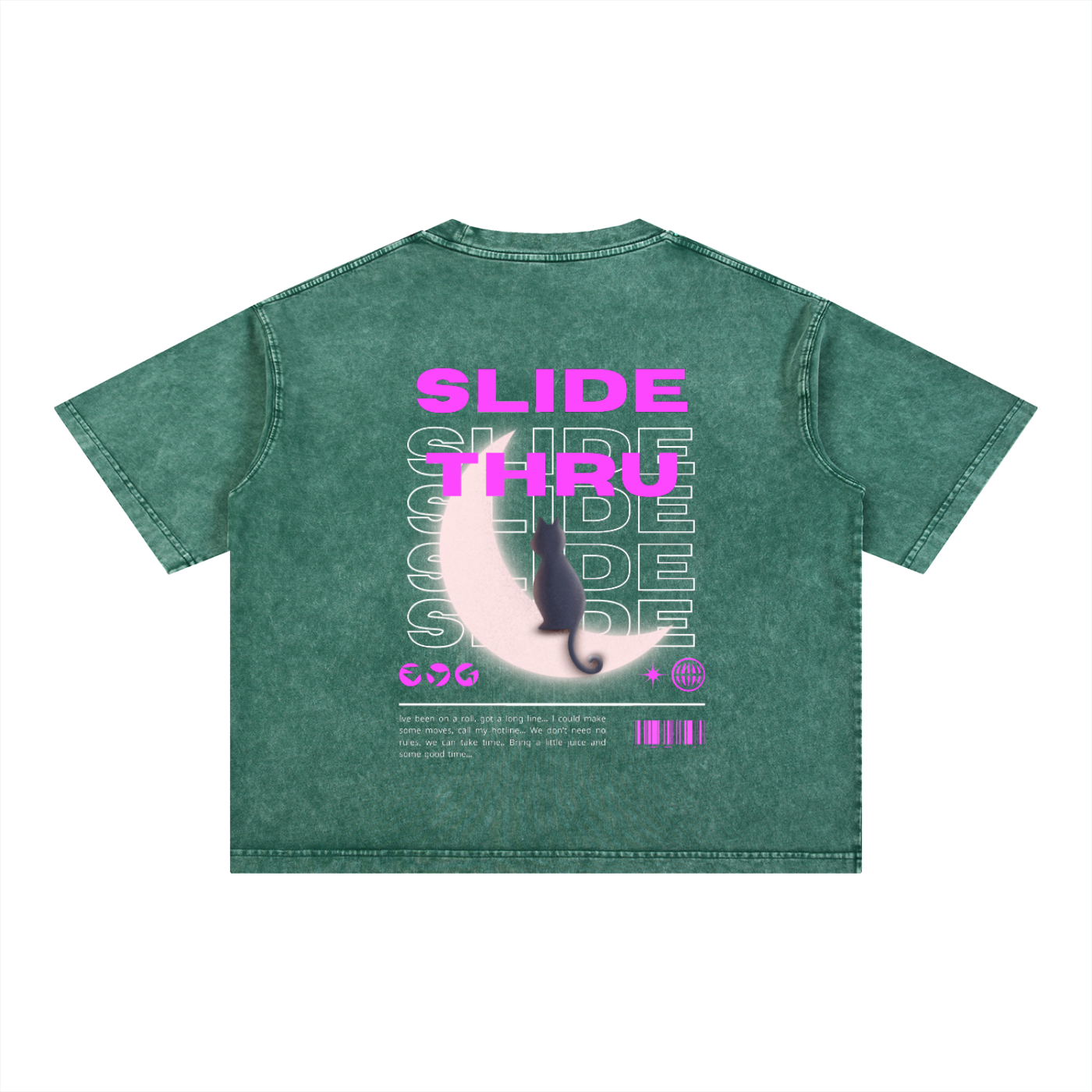 Mineral Wash Boxy Cotton T-Shirt