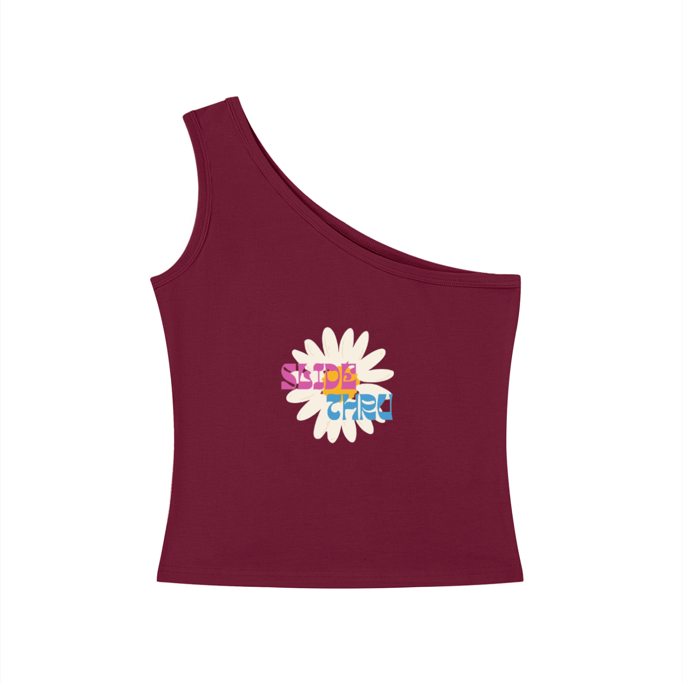Women's One-Shoulder Crop T-Shirt